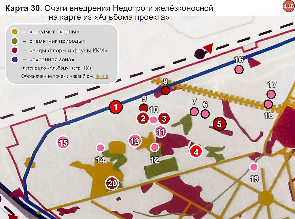 План реконструкции кусково