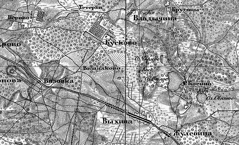 Кусково томская область карта